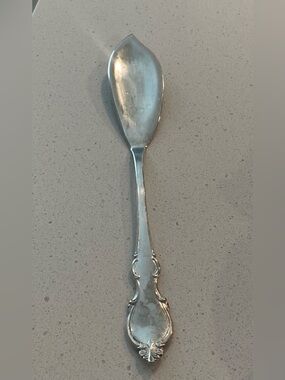 ANTIQUE VINTAGE COLLECTIBLE
SERVING PIECE 17" LEONARD SILVER
PLATE ITALY